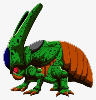 Cell Renders By Khomix - Dragon Ball Cell Larva, HD Png Download, Transparent PNG