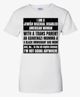 I Am A Jewish Bisexual Disabled American Woman T Shirts - Active Shirt, HD Png Download, Transparent PNG