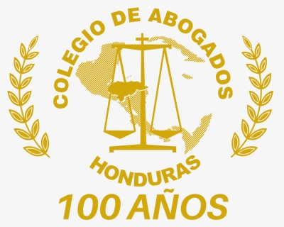 Logo Colegio De Abogados Honduras 100 Anos - Colegio De Abogados De Honduras, HD Png Download, Transparent PNG