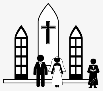 Chapel Clip Art Church Wedding Marriage - Marriage, HD Png Download, Transparent PNG