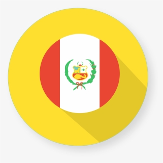 Transparent Peruvian Flag Png - Circle, Png Download, Transparent PNG