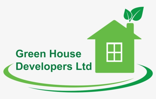 Green House Developers - House With Leaves Logo, HD Png Download, Transparent PNG
