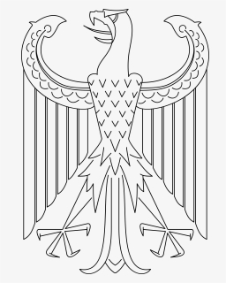German Imperial Eagle Clip Arts - Flag German Empire Coat Of Arms, HD Png Download, Transparent PNG