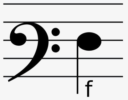 Percussion Clef With Note - Treble Clef And Bass Clef, HD Png Download, Transparent PNG