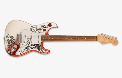 Jimi Hendrix Signature Png - Jimi Hendrix's Monterey Fender Stratocaster, Transparent Png, Transparent PNG
