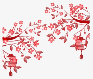 Transparent Paper Lantern Png - Chinese New Year Background Png, Png Download, Transparent PNG