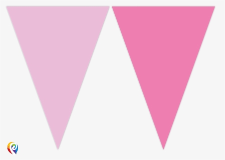 Pink Party Flag Bunting - Pink Bunting Flag, HD Png Download, Transparent PNG