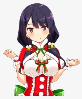 Transparent Anime Girl Christmas Png - Anime Girl Christmas Png, Png Download, Transparent PNG