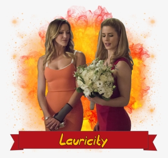 Femslash February Canary Style - Felicity Smoak And Laurel Lance, HD Png Download, Transparent PNG