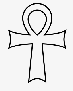 Ankh Coloring Page - Cross, HD Png Download, Transparent PNG