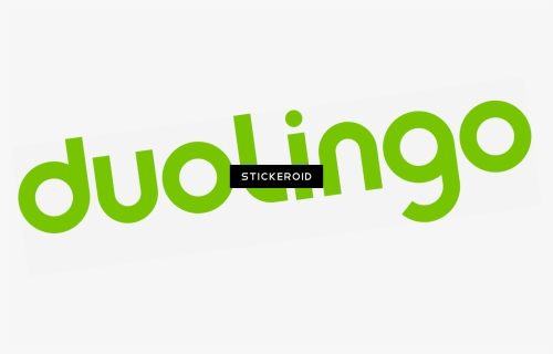 Duolingo Text Logo , Png Download - Graphic Design, Transparent Png, Transparent PNG