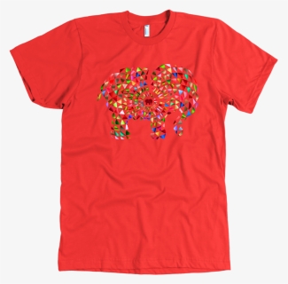 Mens Elephant Mandala American Apparel T Shirt - Active Shirt, HD Png Download, Transparent PNG