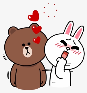 Line Friends Brown And Cony, HD Png Download, Transparent PNG