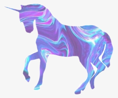 Unicorns Transparent Holographic - Unicorn Holographic, HD Png Download, Transparent PNG