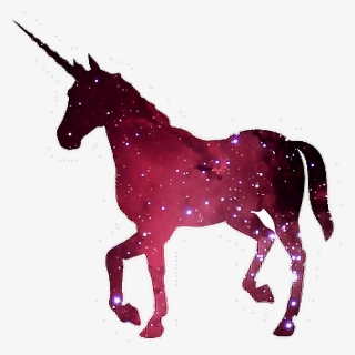 Unicorns Transparent Aesthetic - Black Unicorn Png, Png Download, Transparent PNG