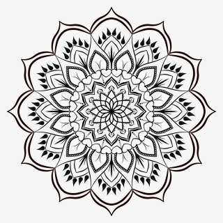 Flower Black And White, HD Png Download, Transparent PNG