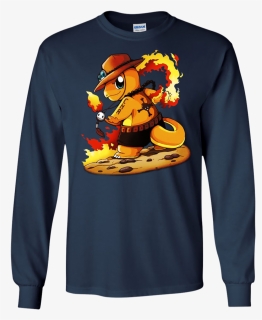 One Piece Pokemon Ace And Charizard Shirt, Hoodie,, HD Png Download, Transparent PNG