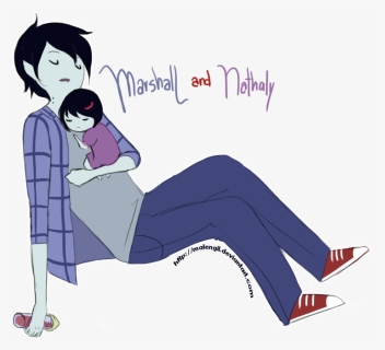 449 Images About Cartoon On We Heart It - Marshall Lee And Fionna Pregnant, HD Png Download, Transparent PNG