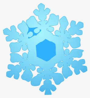 Blue Snowflake Cloud - Motif, HD Png Download, Transparent PNG
