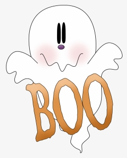 Transparent Cute Halloween Ghost Clipart, HD Png Download, Transparent PNG