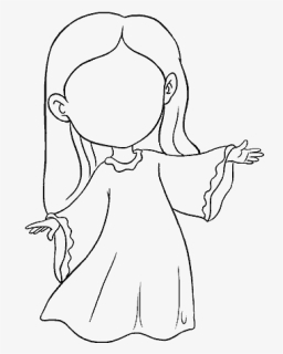 How To Draw Angel - Easy Draw Angel Drawings Easy, HD Png Download, Transparent PNG