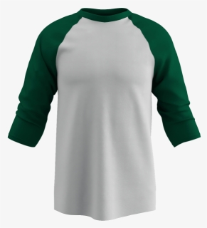 Champro Youth 3/4 Sleeve Cotton Baseball Jersey - Long-sleeved T-shirt, HD Png Download, Transparent PNG