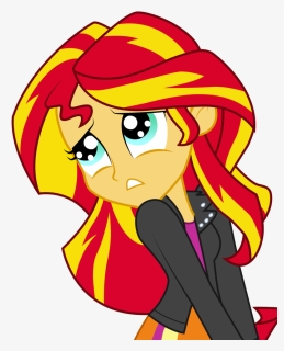 Sunset Shimmer Png Picture Library - Equestria Girls Sunset Shimmer Cute, Transparent Png, Transparent PNG