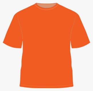 Transparent Tshirt Orange - Active Shirt, HD Png Download, Transparent PNG