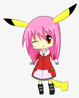 Girl Pika Chibi By Smikimimi Clipart - Cartoon, HD Png Download, Transparent PNG