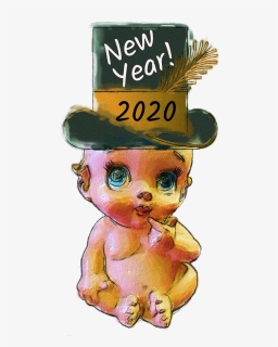 Happy New Year 2020 Image In Drawing, HD Png Download, Transparent PNG