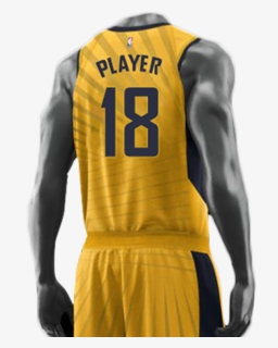 The Back Of The Statement Uniform Features The Foundation - Indiana Pacers Uniform 2018, HD Png Download, Transparent PNG
