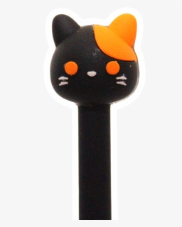 Cute Cat Paw Cat Face Gel Pens,pens - Black Cat, HD Png Download, Transparent PNG