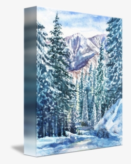 Winter Forest Png - Canvas, Transparent Png, Transparent PNG