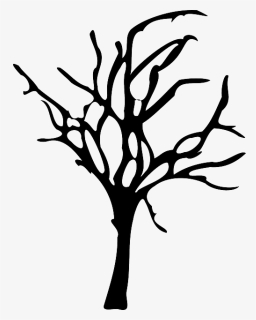 Tree Branch Clip Art - Scary Tree Clipart, HD Png Download, Transparent PNG