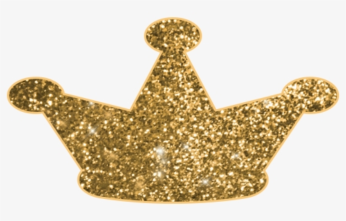 Gold Glitter Crown Clipart Png , Png Download - Clipart Gold Princess Crown, Transparent Png, Transparent PNG