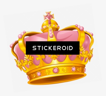 Queen Princess Crown Clipart , Png Download - Queen Pink Cartoon Crown, Transparent Png, Transparent PNG