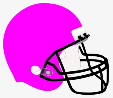 Helmet Clipart Pink - Gold Football Helmet Clipart, HD Png Download, Transparent PNG