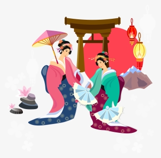 Japanese Clip Woman - Japanese Culture And Tradition Poster, HD Png Download, Transparent PNG