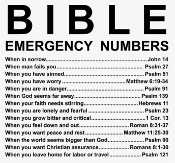 Black Bible Emergency Numbers Mug V2 ✞60% Off Today✞ - Bible Emergency Numbers Kids, HD Png Download, Transparent PNG