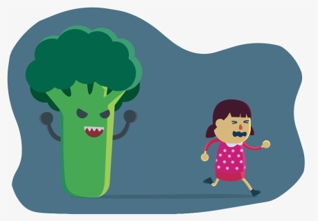 Kids, Eat Your Broccoli - Broccoli Kids Cartoon, HD Png Download, Transparent PNG