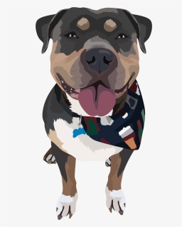 Pit Bull Terrier Png - Pitbull Dog Art Png, Transparent Png, Transparent PNG
