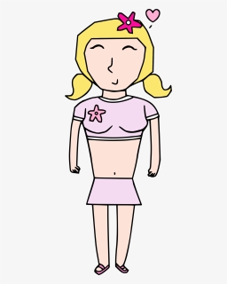 Transparent Teenage Clipart - Cute Teenagers Girls Cartoon, HD Png Download, Transparent PNG
