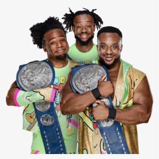Wwe The New Day Png - New Day Smackdown Tag Team Champions, Transparent Png, Transparent PNG
