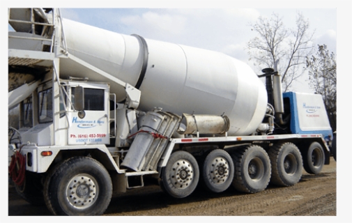 Mixer Truck Delivery - Truck, HD Png Download, Transparent PNG