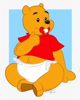 Transparent Baby Winnie The Pooh Png - Winnie The Pooh Belly Button, Png Download, Transparent PNG