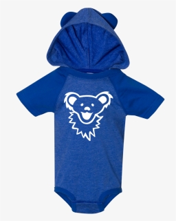 Grateful Dead Dancing Bear Face Baby Hooded One Piece - Grateful Dead Onesie Amazon, HD Png Download, Transparent PNG