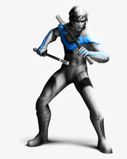 Check Out Arkham City S Nightwing - Nightwing Batman Arkham City, HD Png Download, Transparent PNG