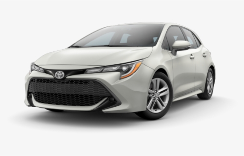 2019 Toyota Corolla Hatchback In Blizzard Pearl - Toyota Corolla 2019 Silver Metallic, HD Png Download, Transparent PNG