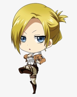 Attack On Titan Annie Chibi, HD Png Download, Transparent PNG