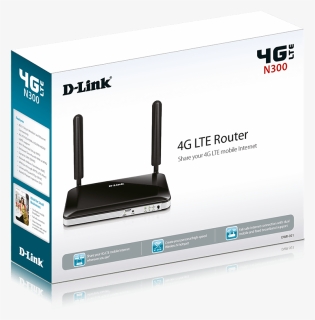 D Link N300 4g Lte Router, HD Png Download, Transparent PNG